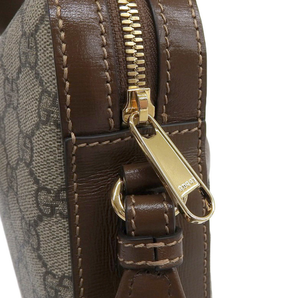 Gucci Shoulder Leather Brown Interlocking Bag - image 4
